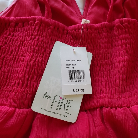 Fire Ruched Chiffon Dress - Picture 7 of 10